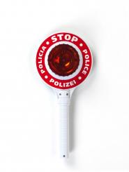 Police "flagging-down" disc with flashing light 