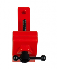 Ersatzteil: Roter Schraubstock für Bosch-Werkbänke 