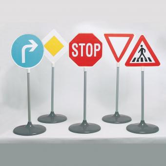 Traffic signs, 5 pcs. 