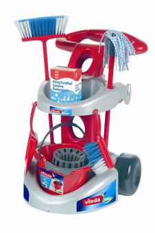 Vileda cleaning trolley with accessories 