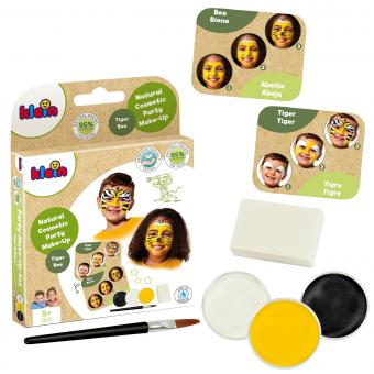 Tiger-Bee party face painting set with natural cosmeticsural cosmetics 