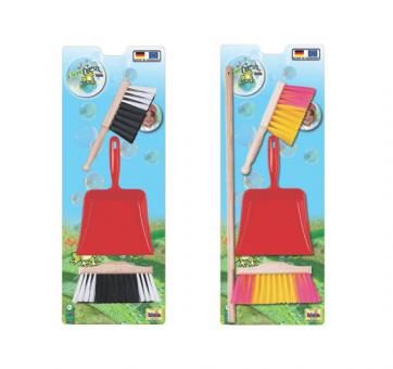 Sweeping set, 3 pcs., wood 