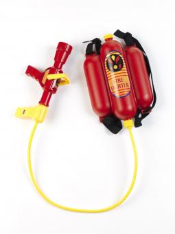 Fireman's water sprayer, net bag + header card 