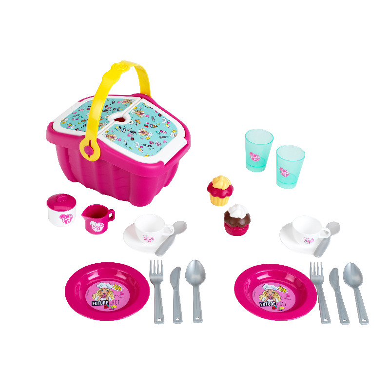 BARBIE picnic basket with numerous accessories Klein Toys Shop