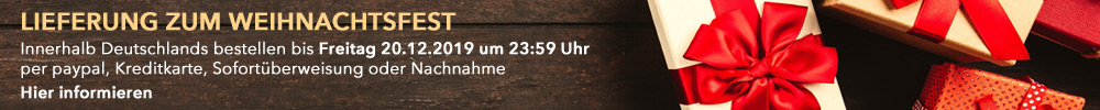 Lieferung zum Weihnachtsfest
